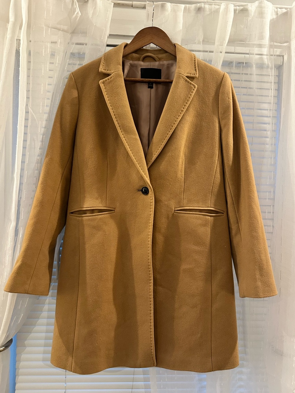 Banana Republic Tan/Camel Wool Coat